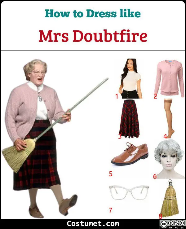 Mrs. Doubtfire Costume for Cosplay & Halloween 2023